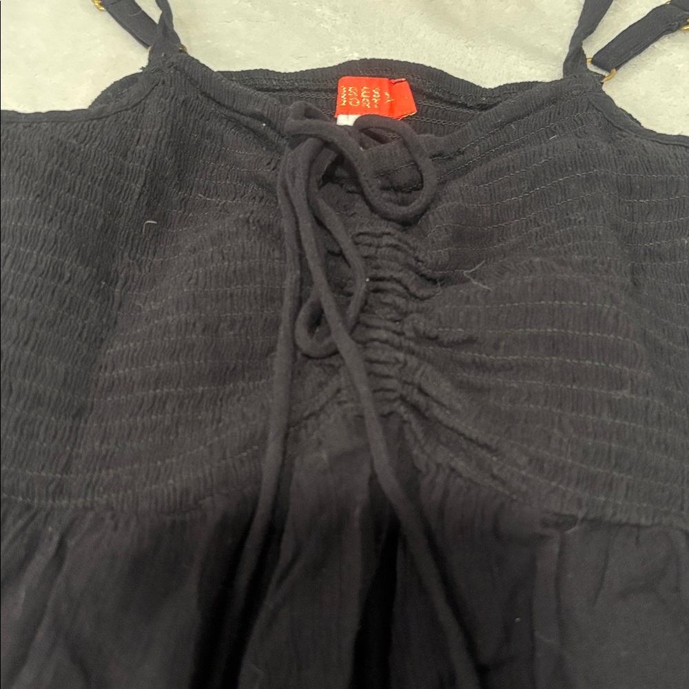 ⭐️ 2/$10 - Black Sleeveless Dress with Tie Detail - Picture 2 of 3